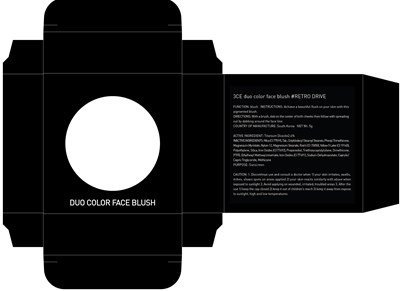 Image Of Carton (3ce Duo Color Face Blush Retro Drive Carton)
